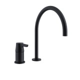 Monomando lavabo repisa ADAGIO negro mate - 914702NM 1