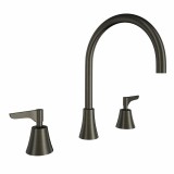 Bimando lavabo alto repisa ADAGIO grafito - 914202MLGR 1