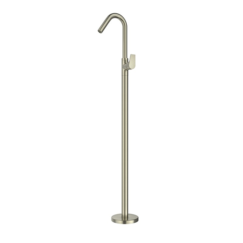 Monomando lavabo a suelo URBAN CHIC níquel cepillado - 217603NC