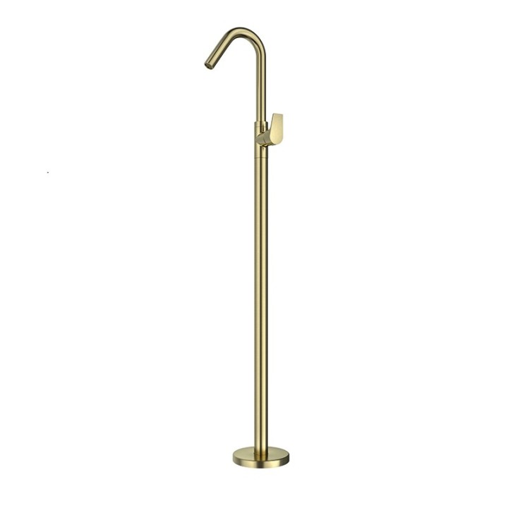 Monomando lavabo a suelo URBAN CHIC oro cepillado - 217603OC 1
