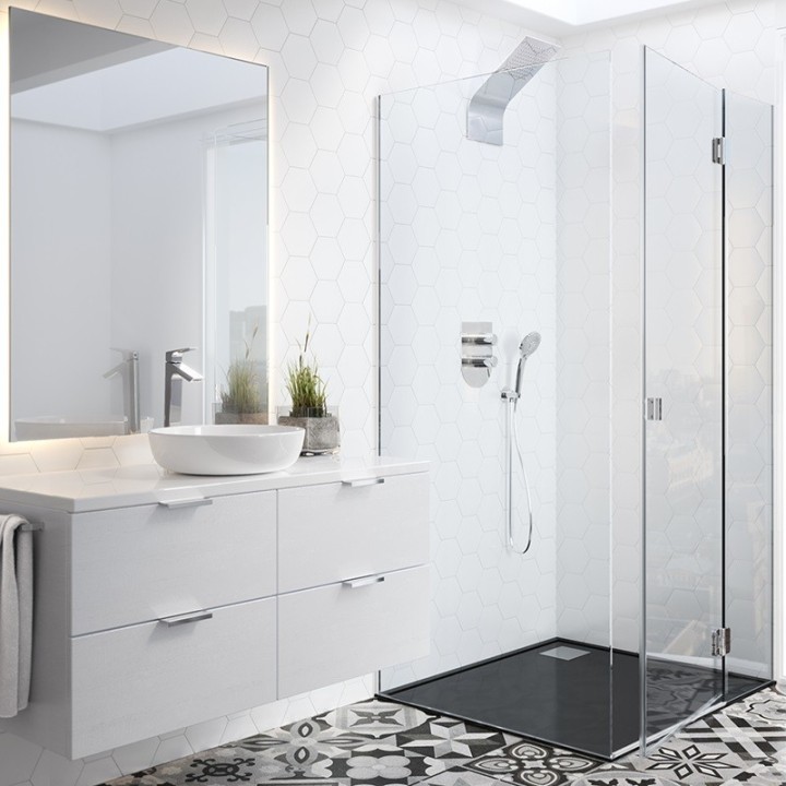 Termostático ducha empotrado 2-Vías URBAN CHIC cromo - 218712S 3