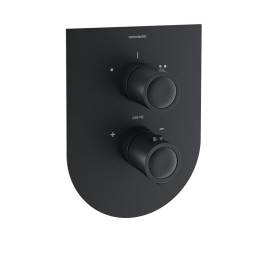 Termostático ducha empotrado 2-Vías URBAN CHIC negro mate - 218712SNM 1