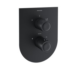 Termostático ducha empotrado 2-Vías URBAN CHIC negro mate - 218712SNM - Ramón Soler