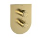 Termostático ducha empotrado 2-Vías URBAN CHIC oro cepillado - 218712SOC