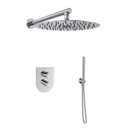 Kit termostático ducha empotrado 2-vías URBAN CHIC cromo - K2187012 1