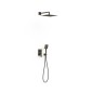 Kit monomando ducha empotrado 2-vías PROJECT-TRES RAPID-BOX negro bronce - 22138004KMB