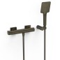 Monomando ducha mural PROJECT-TRES negro bronce - 22116701KMB