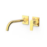 Monomando lavabo empotrado PROJECT-TRES oro brillo - 2213000*OR 3