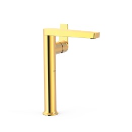 Monomando lavabo XL maneta lateral PROJECT-TRES oro brillo - 22184701OR 1