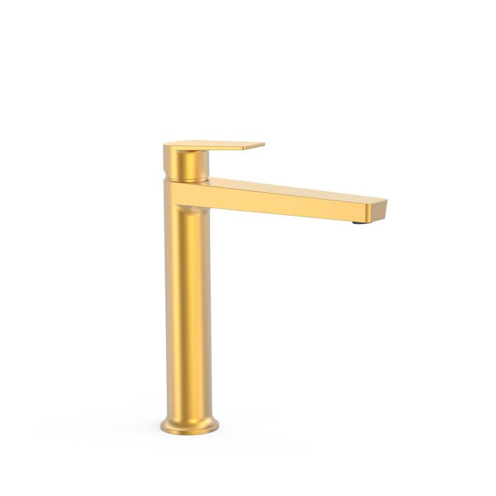 Monomando lavabo alto PROJECT-TRES oro mate - 22120401OM 1