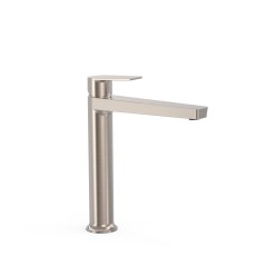 Monomando lavabo alto PROJECT-TRES acero - 22120401AC - Tres