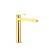 Monomando lavabo alto PROJECT-TRES oro brillo  - 22120401OR 1