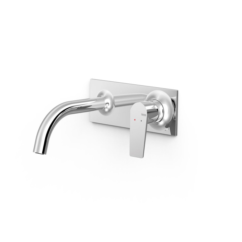 Monomando lavabo empotrado PROJECT-TRES cromo - 2213000*