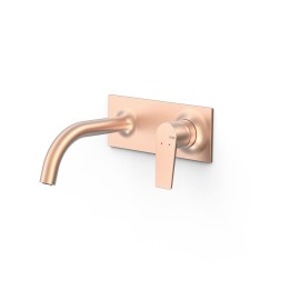 Monomando lavabo empotrado PROJECT-TRES oro rosa mate - 221300*OPM 1
