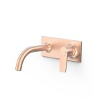 Monomando lavabo empotrado PROJECT-TRES oro rosa mate - 221300*OPM 1