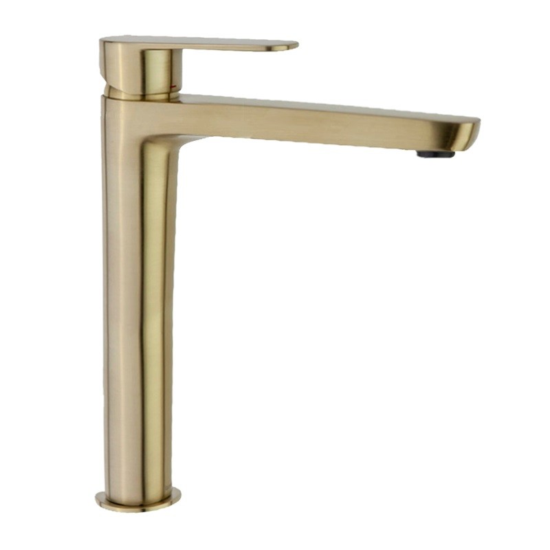 Monomando lavabo alto XL (AF) ALEXIA oro cepillado - 360203OC