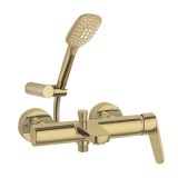 Monomando baño-ducha ALEXIA oro cepillado - 360501Q3OC 1