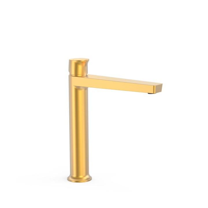 Monomando lavabo alto PROJECT-TRES oro mate - 22120402OM 1