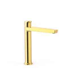 Monomando lavabo alto PROJECT-TRES oro brillo - 22120402OR 1