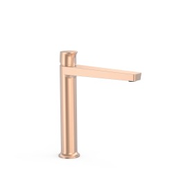 Monomando lavabo alto PROJECT-TRES oro rosa mate - 22120402OPM 1
