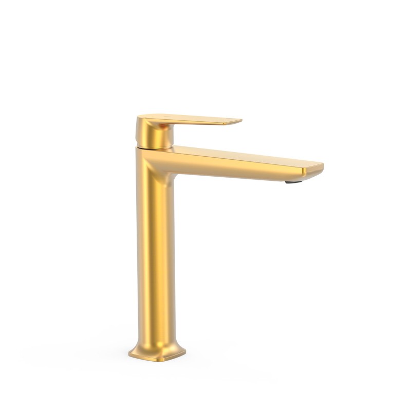 Monomando lavabo alto LOFT-TRES oro mate - 22220401OM