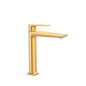 Monomando lavabo alto LOFT-TRES oro mate - 22220401OM