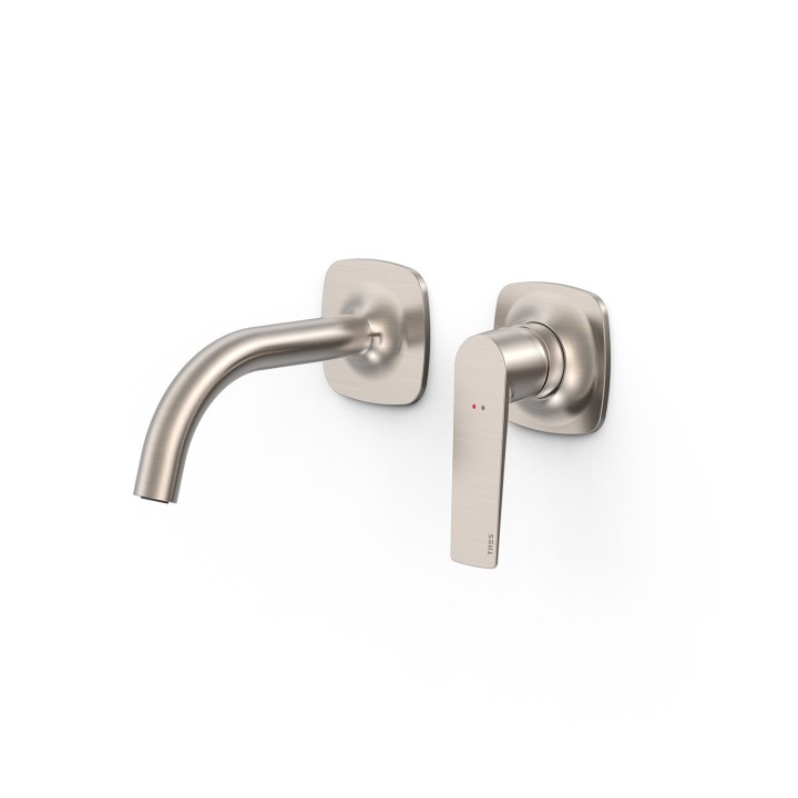 Monomando lavabo empotrado LOFT-TRES acero - 2223000*AC 1