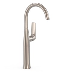 Monomando lavabo XL maneta lateral LOFT-TRES acero - 22284701AC - Tres