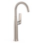 Monomando lavabo XL maneta lateral LOFT-TRES acero - 22284701AC
