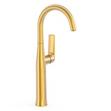 Monomando lavabo XL maneta lateral LOFT-TRES oro mate - 22284701OM 2