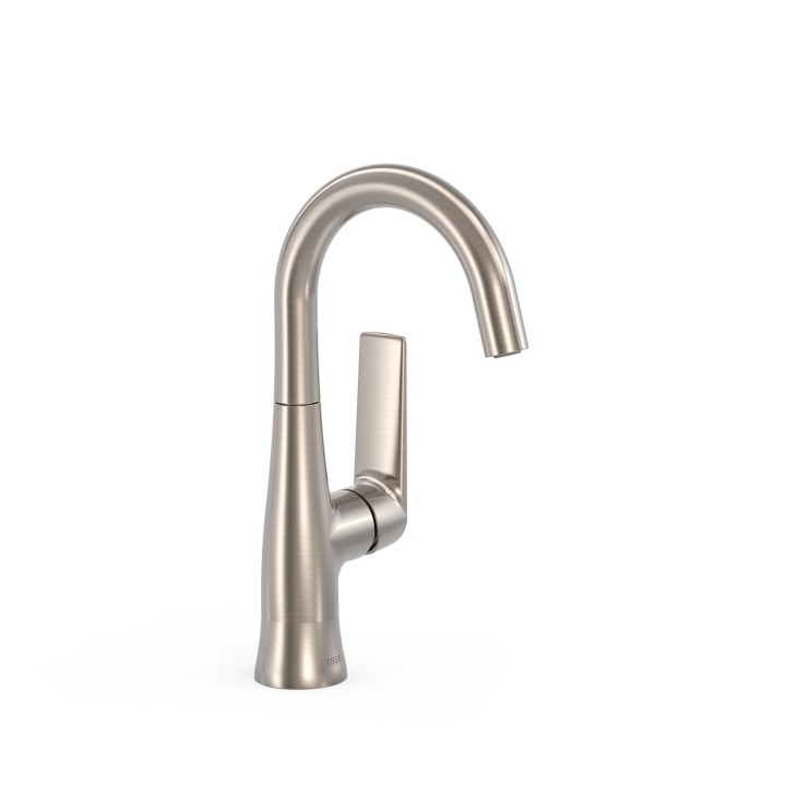 Monomando lavabo maneta lateral LOFT-TRES acero - 22244701AC 1