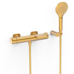 Monomando baño-ducha LOFT-TRES oro mate - 22217001OM 1