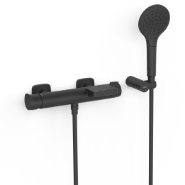 Monomando baño-ducha LOFT-TRES negro mate - 22217001NM 1