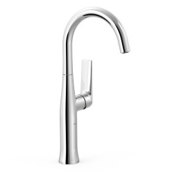 Monomando lavabo alto maneta lateral LOFT-TRES cromo - 22264701 1