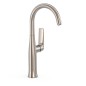 Monomando lavabo alto maneta lateral LOFT-TRES acero - 22264701AC