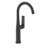 Monomando lavabo alto maneta lateral LOFT-TRES negro mate - 22264701NM 1