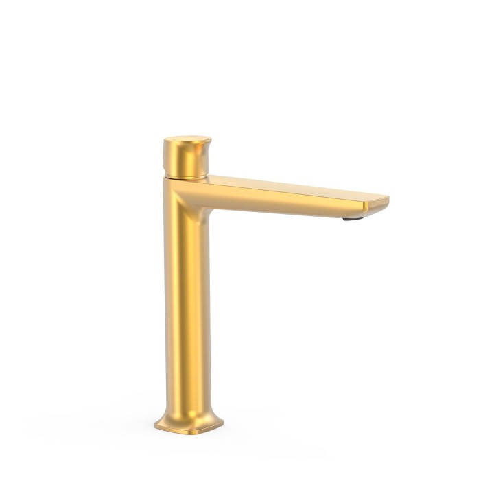 Monomando lavabo alto LOFT-TRES oro mate - 22220402OM 1