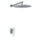 Kit monomando ducha empotrado 1-vía ALEXIA cromo - K3618013