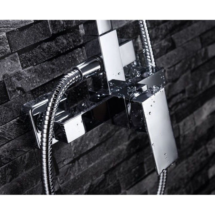 Conjunto monomando ducha VALENCIA cromo - BDV003 4