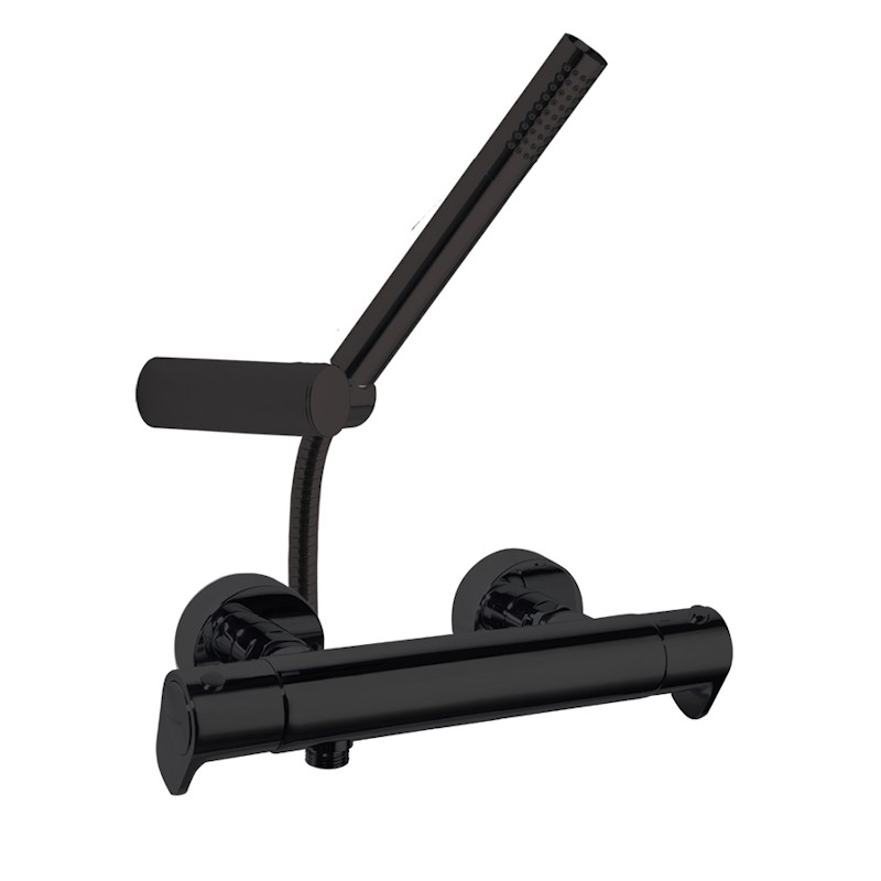Termostático ducha ALEXIA negro mate - 363402D