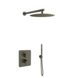 Kit termostático ducha empotrado 2-vías ALEXIA grafito - K3687012GR 1