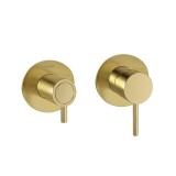 Monomando ducha empotrado horizontal 2-vías ODISEA oro cepillado - 391512HSOC 1