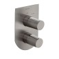 Monomando ducha empotrado 3-vías TZAR níquel cepillado - 341503SNC