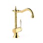 Monomando lavabo TRES-CLASIC oro brillo - 24210801OR
