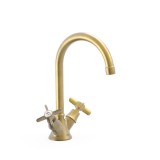 Bimando lavabo TRES-CLASIC latón viejo mate - 24210901LM 1