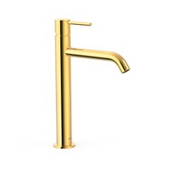 Monomando lavabo alto STUDY-TRES oro brillo - 26230701OR - Tres