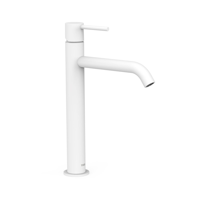 Monomando lavabo alto STUDY-TRES blanco mate - 26230701BM