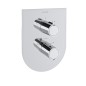 Termostático baño-ducha empotrado 2-Vías TZAR cromo - 348712S