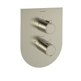 Termostático baño-ducha empotrado 2-Vías TZAR níquel cepillado - 348712SNC 1