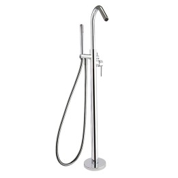 Monomando baño-ducha a suelo DRAKO Cromo- 338503MO 1